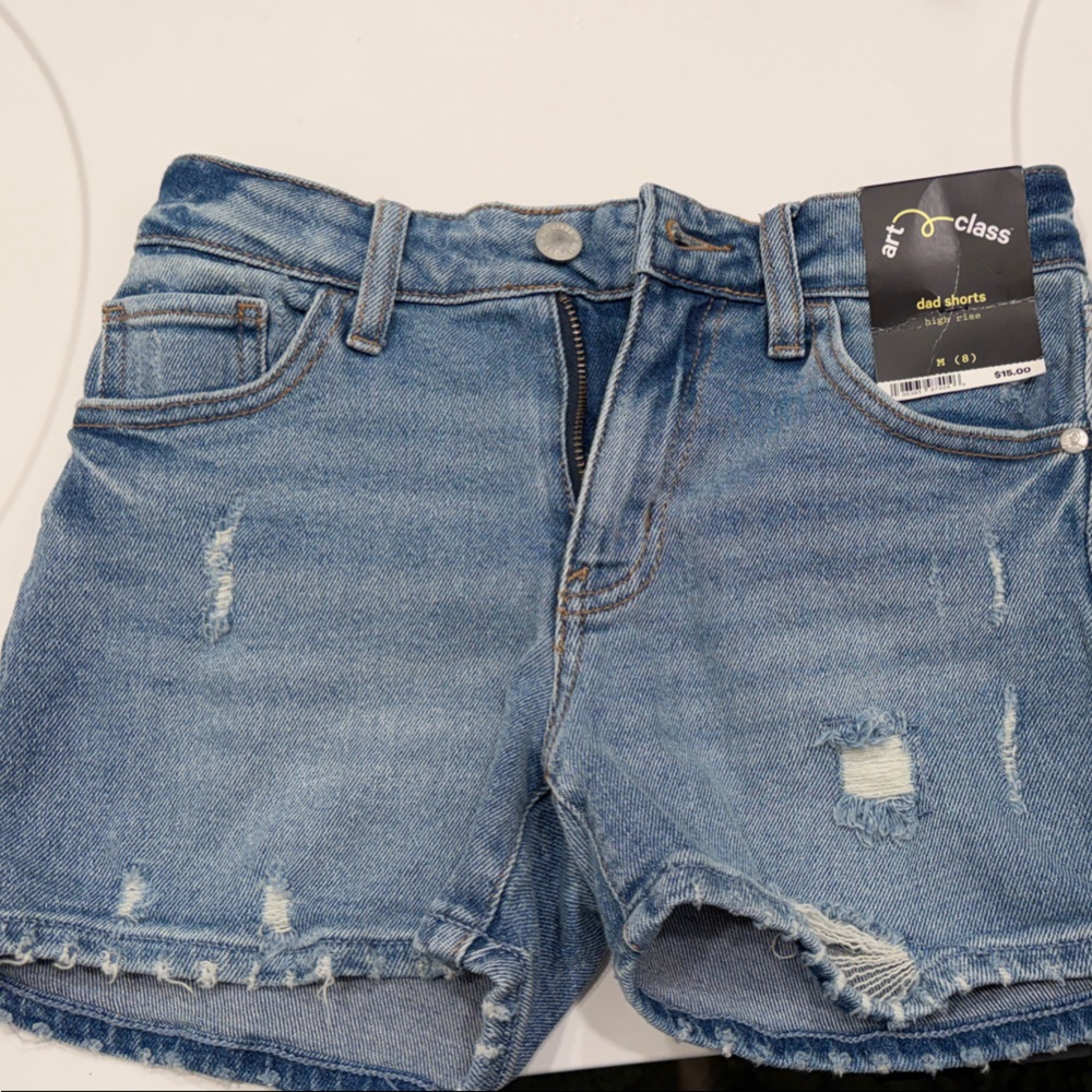 art class Blue Denim Kids Shorts